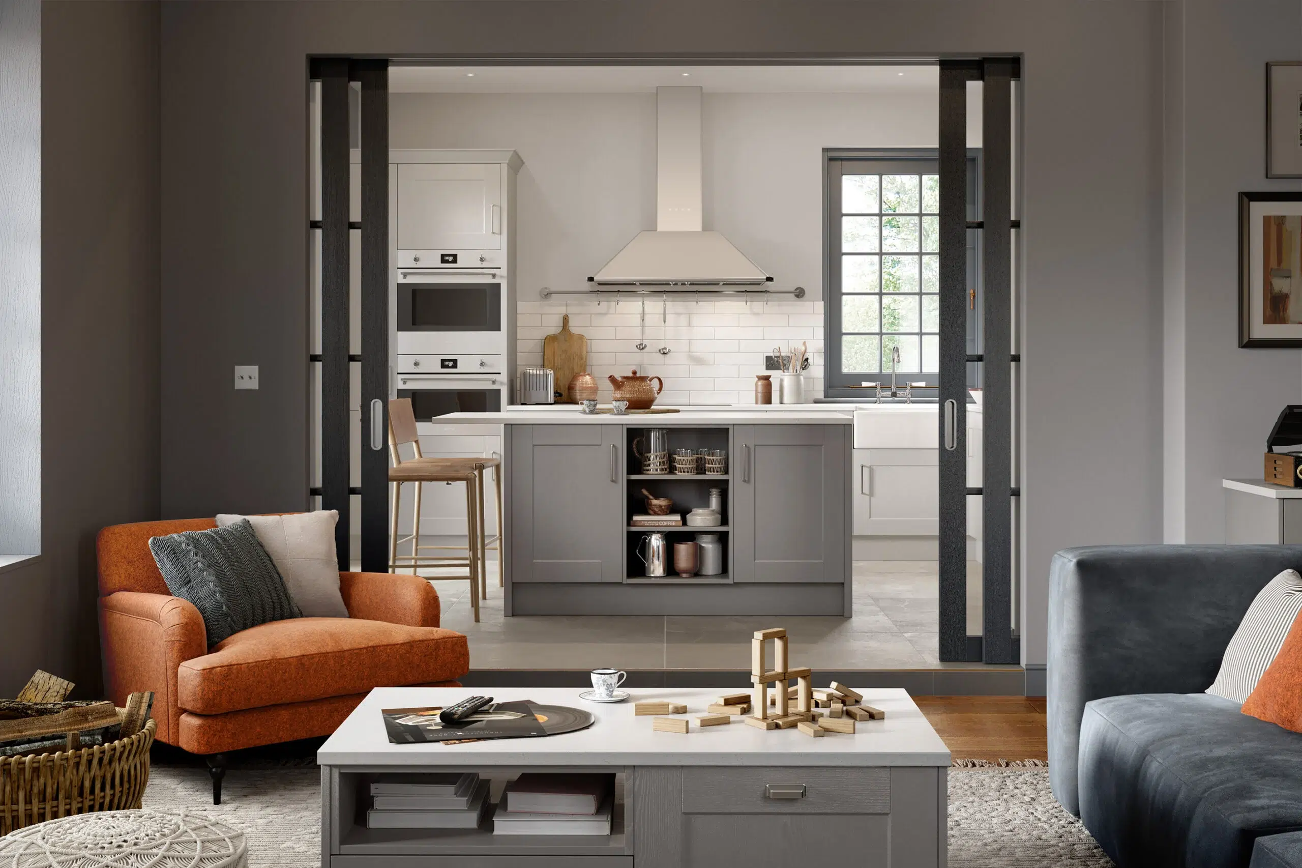 Kensington in Light Grey