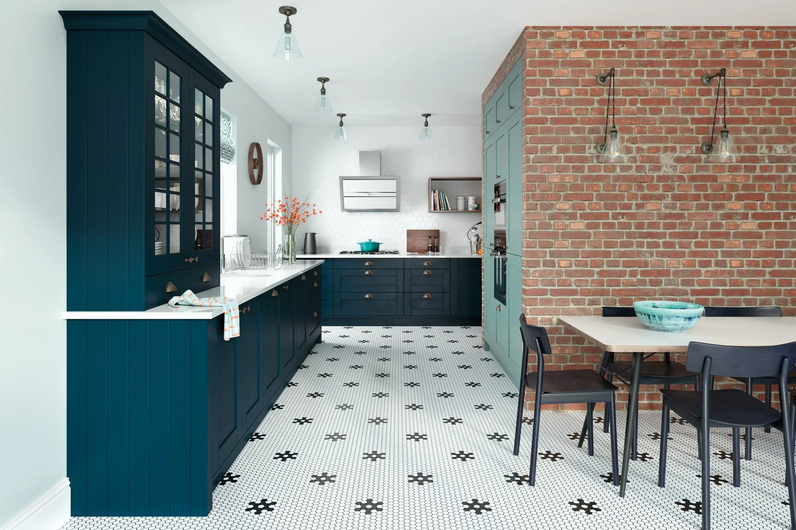 Madison in Avanti Blue & Chalk Blue