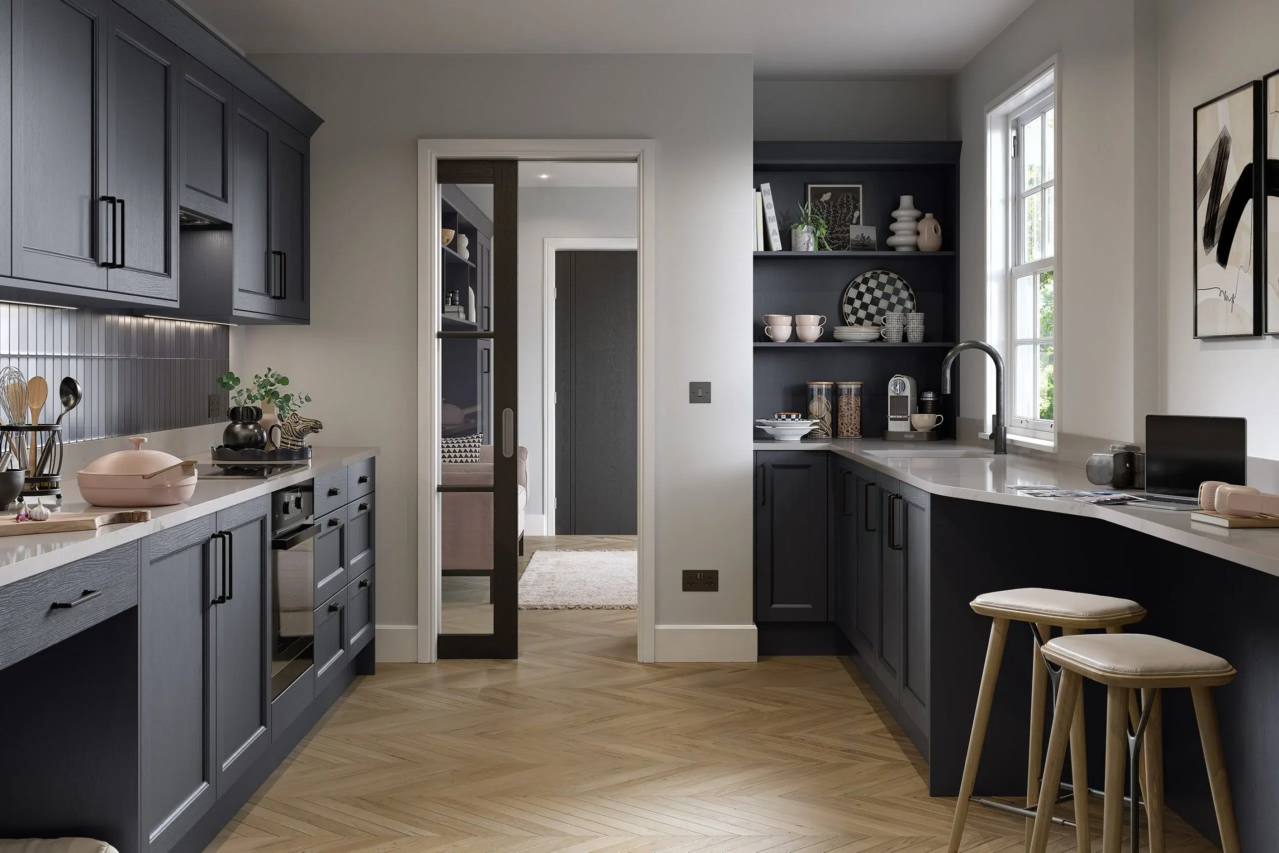 Pembridge in Indigo