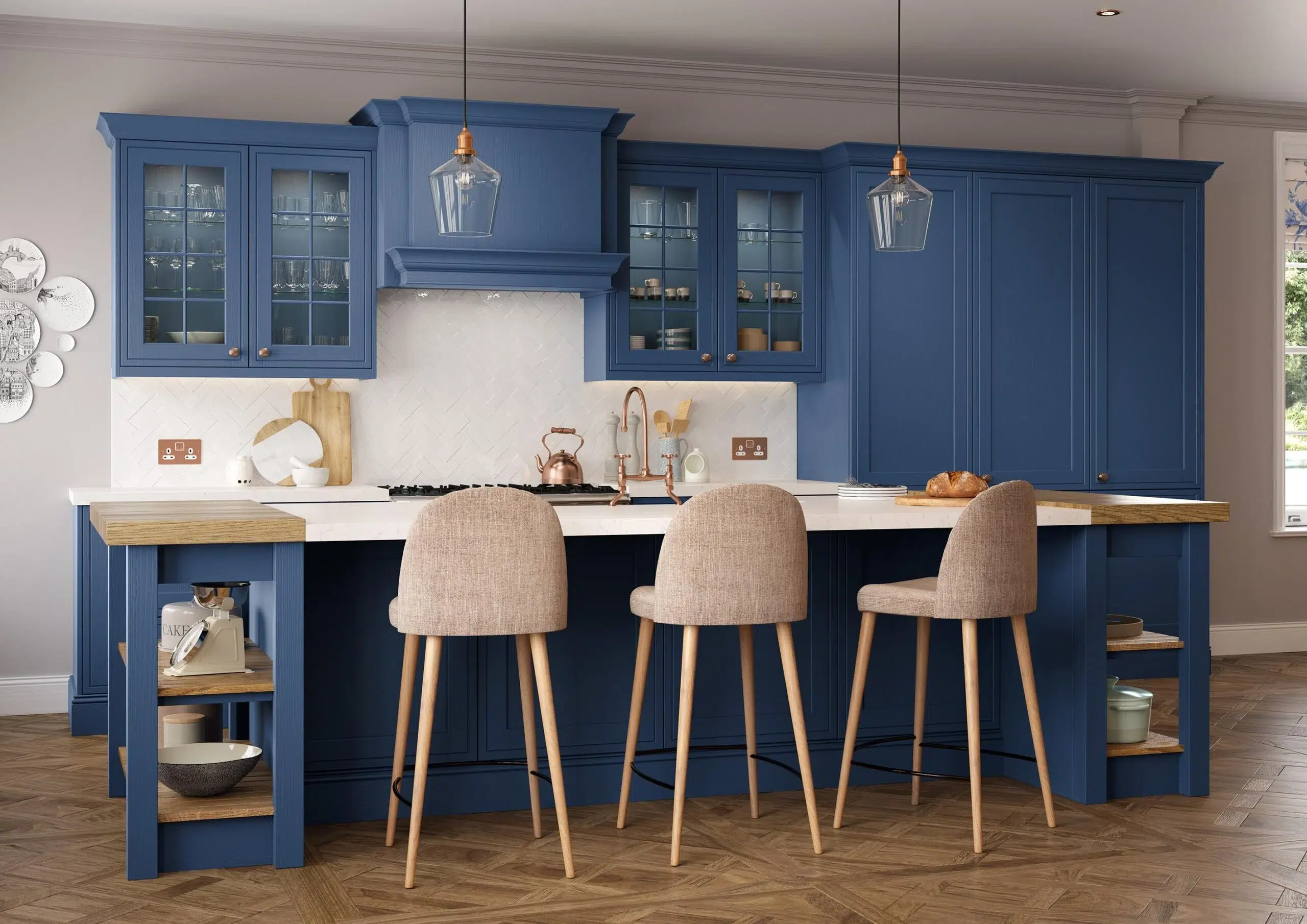 Winslow in Avanti Blue