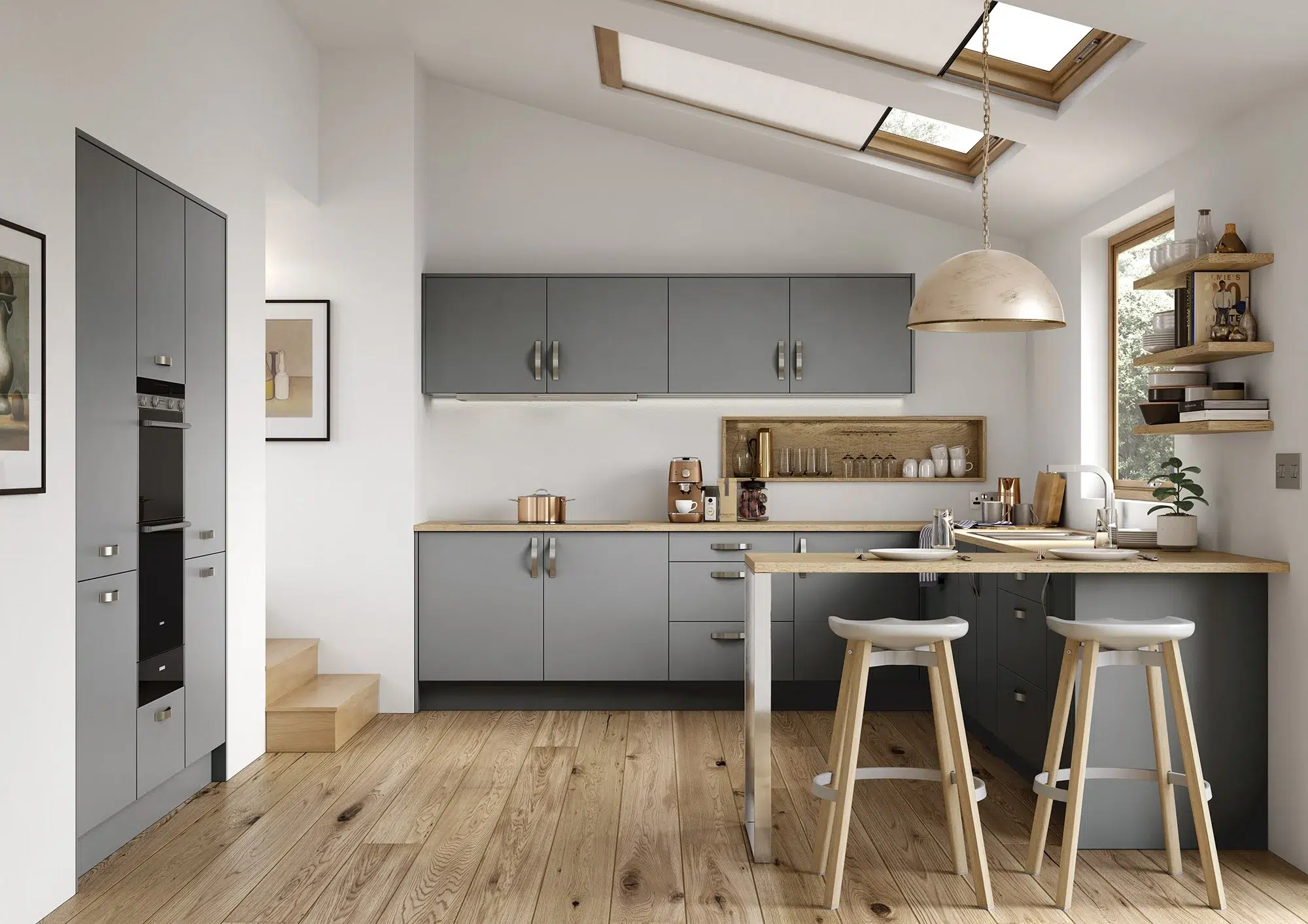 Zola in Dust Grey Matt