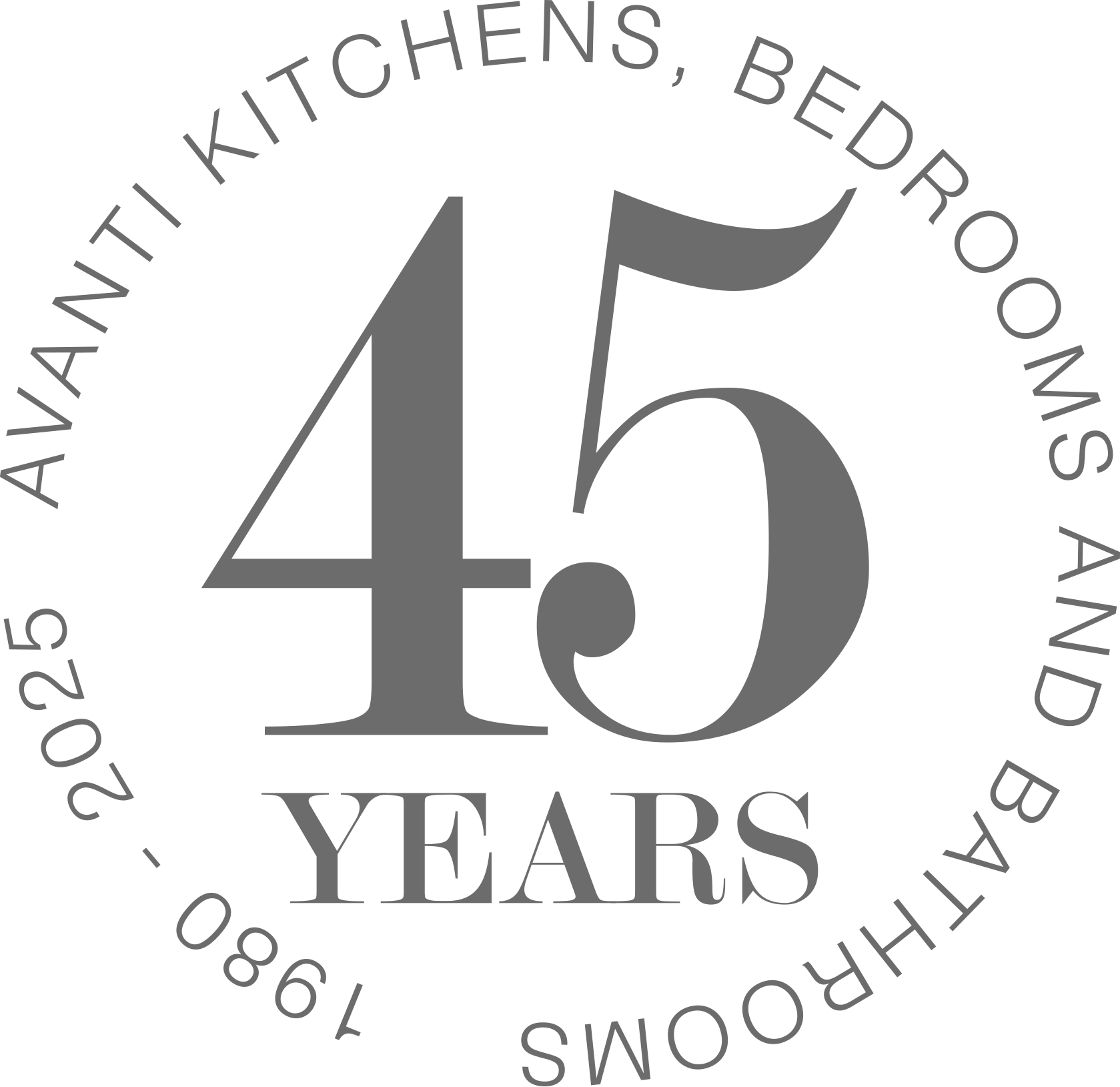 Avanti 45 years anniversary roundel